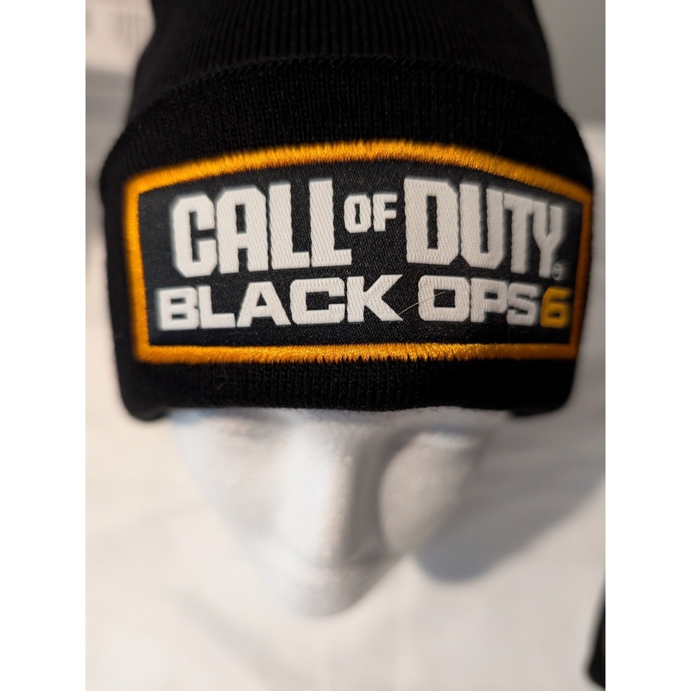 Call Of Duty Black Ops 6 Winter Beanie Hat One Size Black